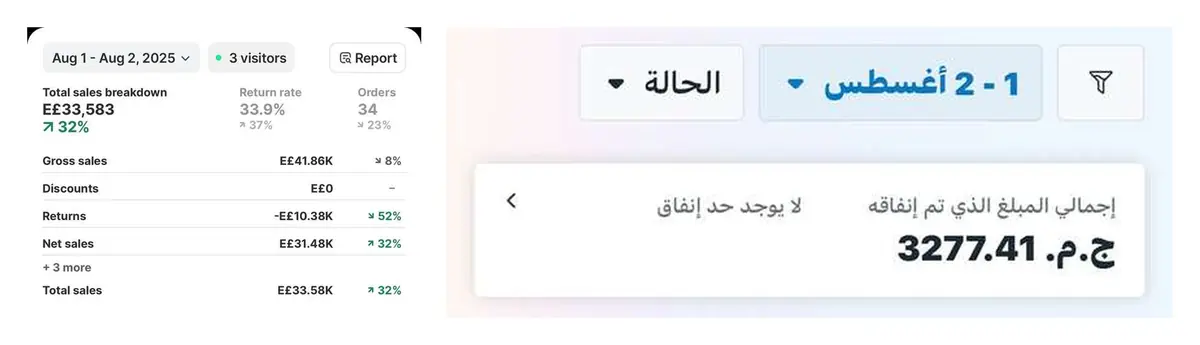 نتيجة متجر — 1 ← 2 أغسطس 2025